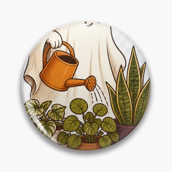 Item preview, Friendly Ghost Plant Parent Illustration designed and sold by good-graffity.