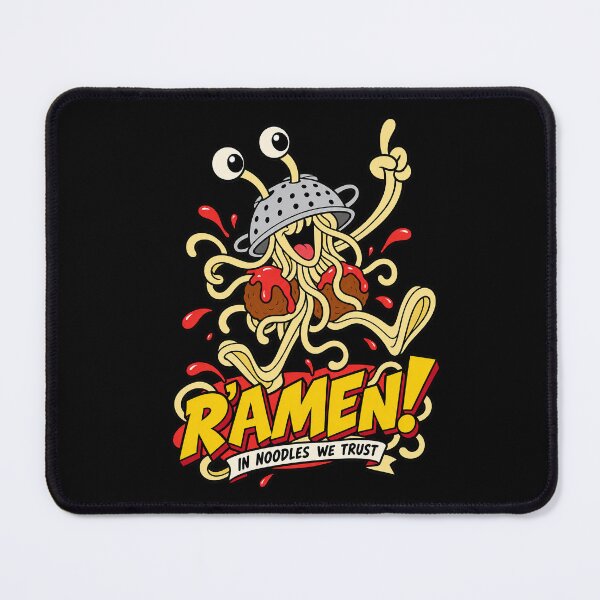 Item preview, R'Amen! | Flying Spaghetti Monster 90s Cartoon Style designed and sold by 3nine.
