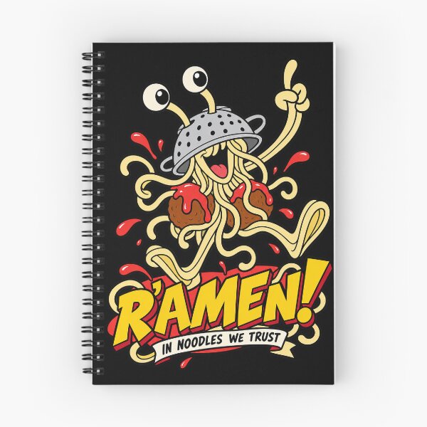 Item preview, R'Amen! | Flying Spaghetti Monster 90s Cartoon Style designed and sold by 3nine.