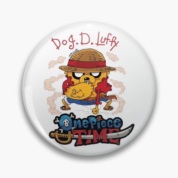 Item preview, Funny Dog D. Luffy One Piece Time Crossover Anime Art designed and sold by FreakToons.