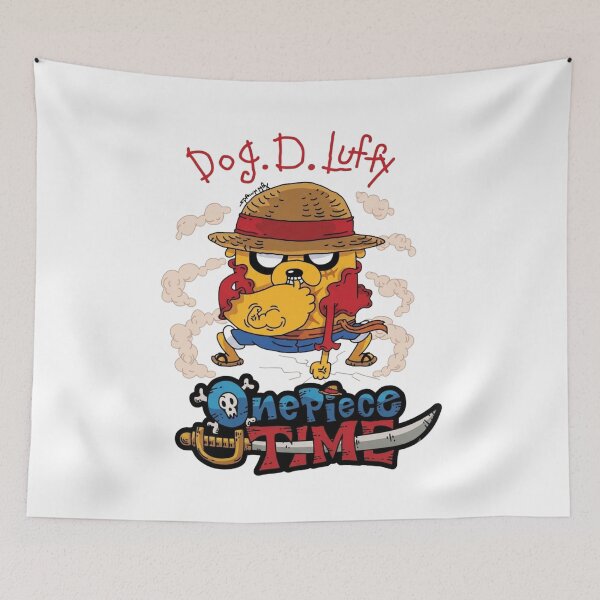 Item preview, Funny Dog D. Luffy One Piece Time Crossover Anime Art designed and sold by FreakToons.