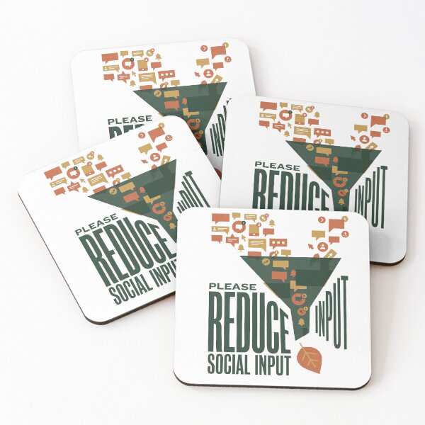 Item preview, Please Reduce Social Input designed and sold by SignumShop.