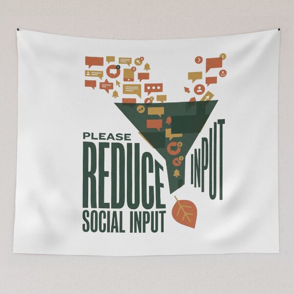 Item preview, Please Reduce Social Input designed and sold by SignumShop.