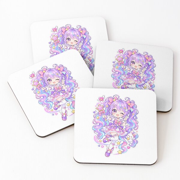 Item preview, Pastel Chibi Magical Girl with Bunny designed and sold by YourstickLume.