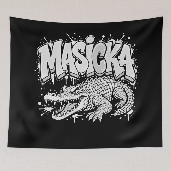 Item preview, Masika Crocodile Graphic  designed and sold by freshwear design.