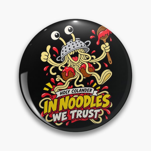 Item preview, Holy Colander | In Noodles We Trust | Flying Spaghetti Monster designed and sold by 3nine.