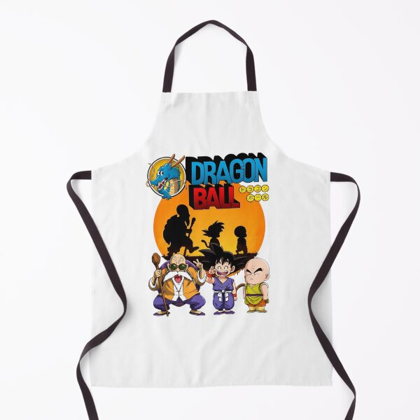 Aperçu de l'œuvre Illustration rétro de Dragon Ball Z : Goku, Krillin, Maître Roshi, coucher de soleil créée et vendue par FreakToons.