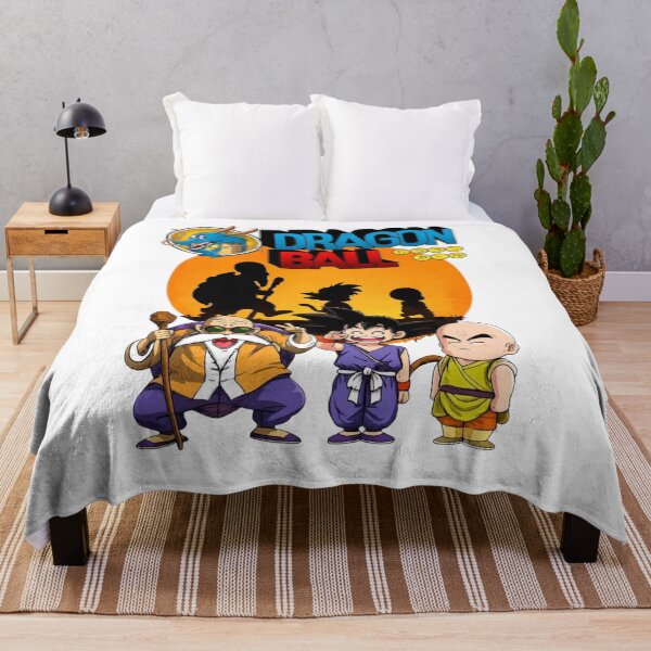Item preview, Retro Dragon Ball Z Goku Krillin Master Roshi Sunset Art designed and sold by FreakToons.