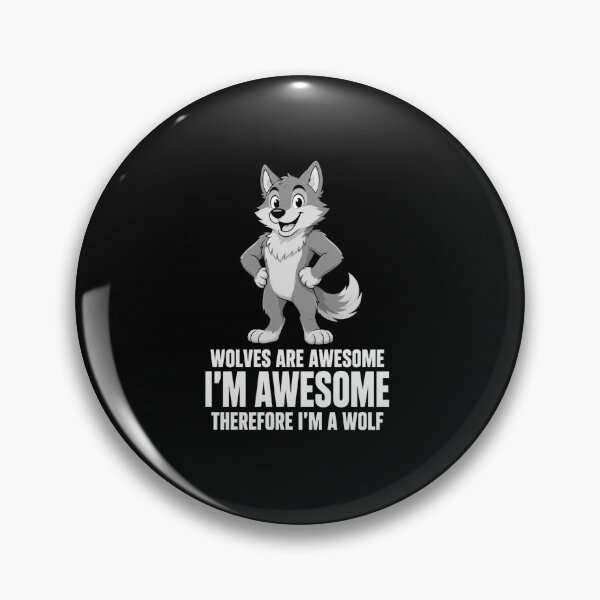 Item preview, wolf Wolf Pride Funny Cartoon Quote for Animal Fans designed and sold by anapldv.