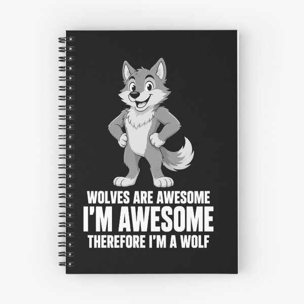 Item preview, wolf Wolf Pride Funny Cartoon Quote for Animal Fans designed and sold by anapldv.