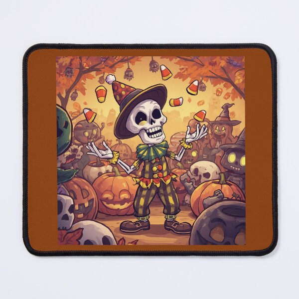 Item preview, Funny Halloween Skeleton Clipart, Spooky Pumpkin Illustration, Cute Halloween Digital Art, Autumn Halloween Party Design designed and sold by MariMarArt.