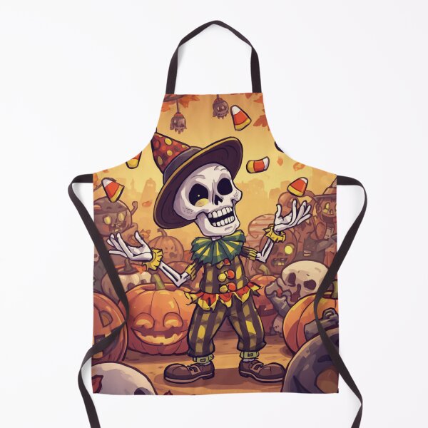 Item preview, Funny Halloween Skeleton Clipart, Spooky Pumpkin Illustration, Cute Halloween Digital Art, Autumn Halloween Party Design designed and sold by MariMarArt.