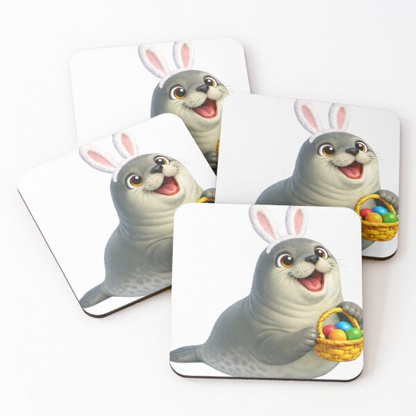 Item preview, Hawaiian Monk Seal Easter Bunny designed and sold by Sillytoe.