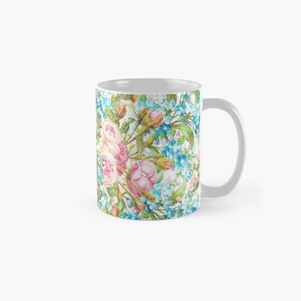 Item preview, Pink Roses and Forget-me-not  Botanical Garden Nightgarden designed and sold by UtArt.