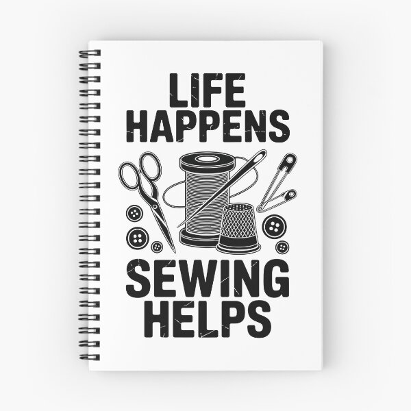 Item preview, LIFE HAPPENS SEWING HELPS designed and sold by jkrphoto.