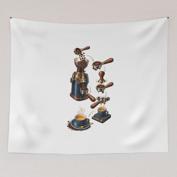 Item preview, Home Barista Espresso Dial In Coffee Art designed and sold by AMICO77.