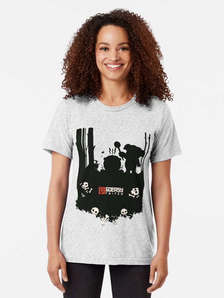 Alternate view of GoEaSyTwitch Rusterella Edition Tri-blend T-Shirt