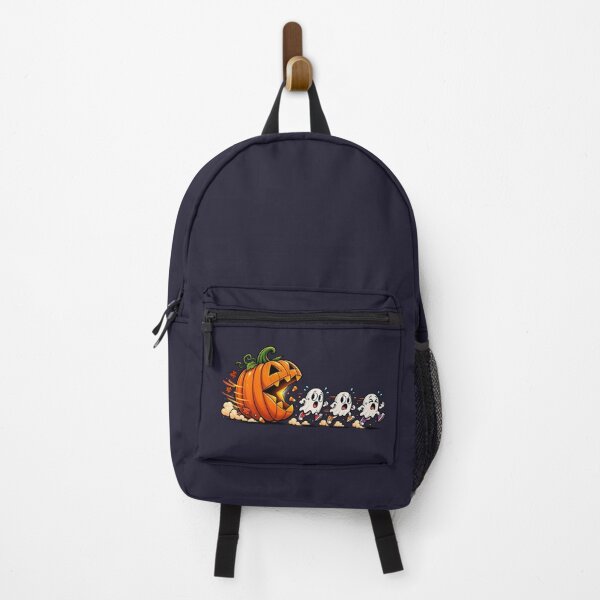 Item preview, Funny Pumpkin Eating Ghosts Halloween Gamer Design designed and sold by waikibi ⭐⭐⭐⭐.