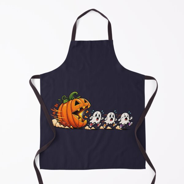 Item preview, Funny Pumpkin Eating Ghosts Halloween Gamer Design designed and sold by waikibi ⭐⭐⭐⭐⭐.
