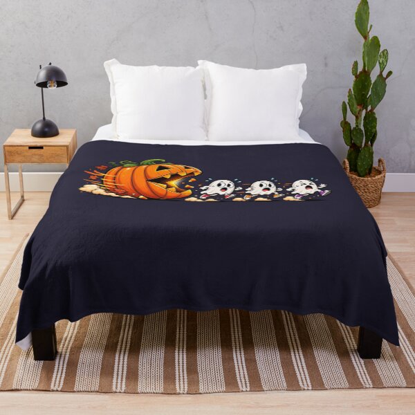 Item preview, Funny Pumpkin Eating Ghosts Halloween Gamer Design designed and sold by waikibi ⭐⭐⭐⭐⭐.