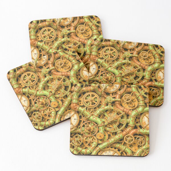 Item preview, Grunge Pipes and Gears Steampunk designed and sold by Retro Art Factory.