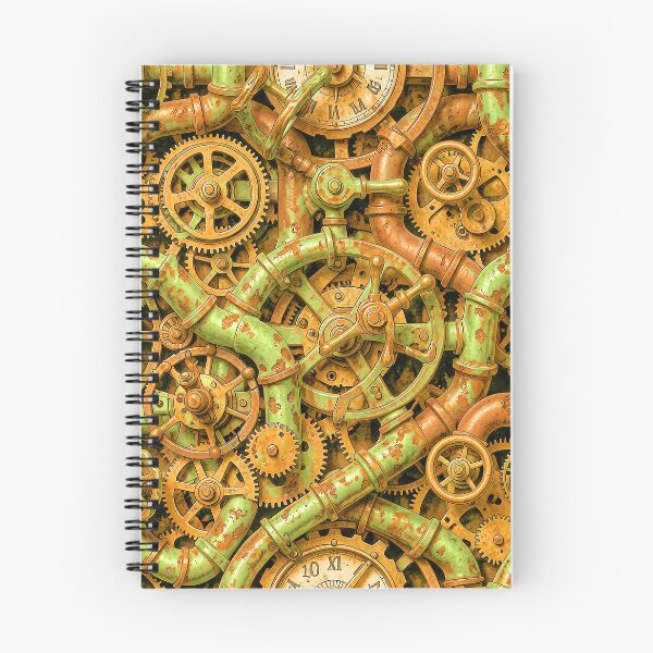 Item preview, Grunge Pipes and Gears Steampunk designed and sold by Retro Art Factory.
