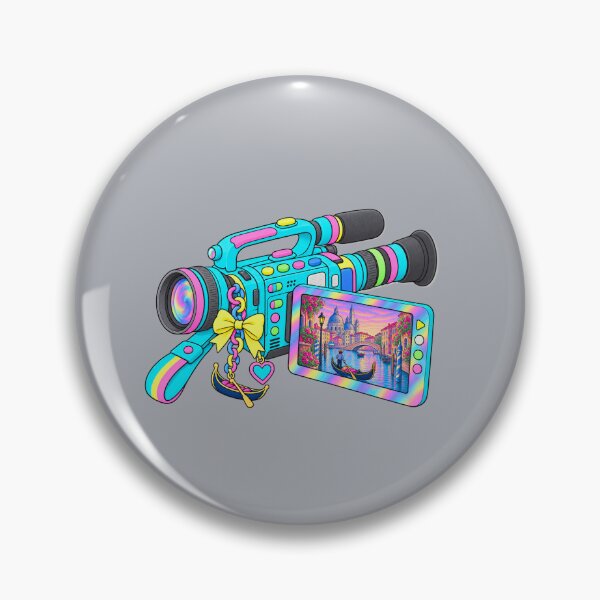 Item preview, Venice Memories – Colorful Retro Camcorder T-Shirt designed and sold by Aimetoi.