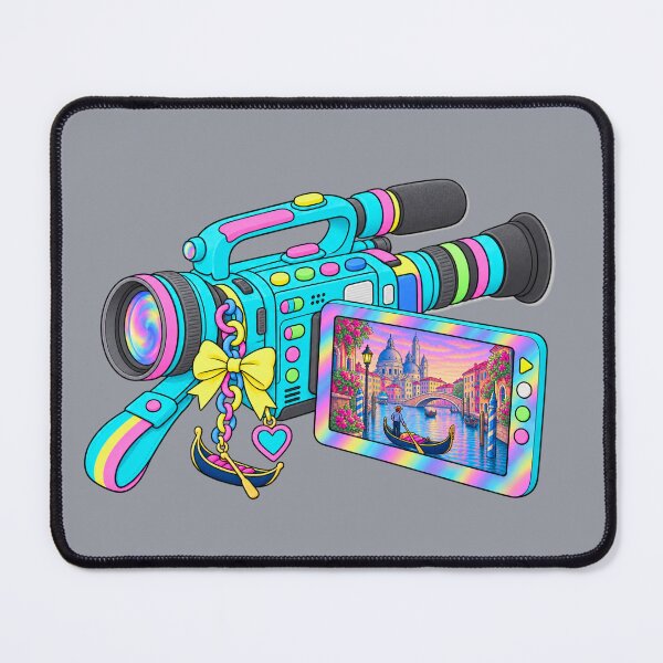 Item preview, Venice Memories – Colorful Retro Camcorder T-Shirt designed and sold by Aimetoi.