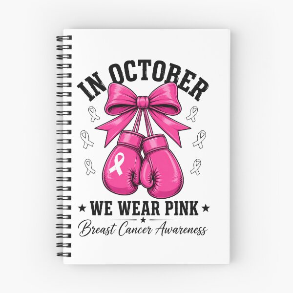 Item preview, breast cancer awareness pink boxing gloves and ribbon designed and sold by anapldv.