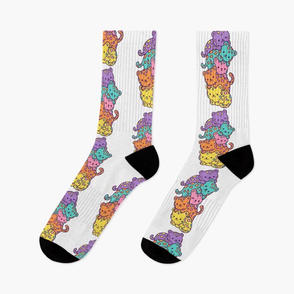 Item preview, Colorful Kawaii Cat Stack – Cute Spotted Kitty Collection designed and sold by AliveStyle.