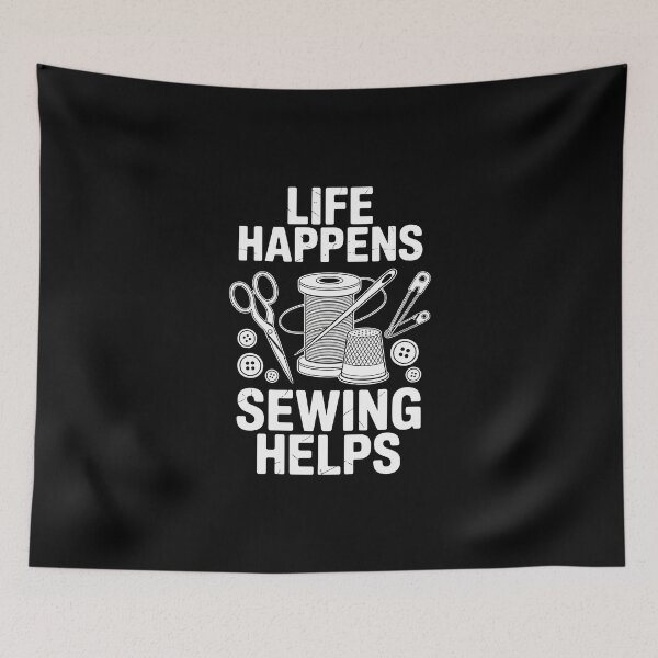 Item preview, LIFE HAPPENS SEWING HELPS designed and sold by jkrphoto.