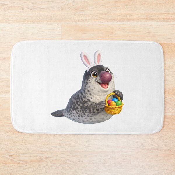 Item preview, Hooded Seal Easter Bunny designed and sold by Sillytoe.