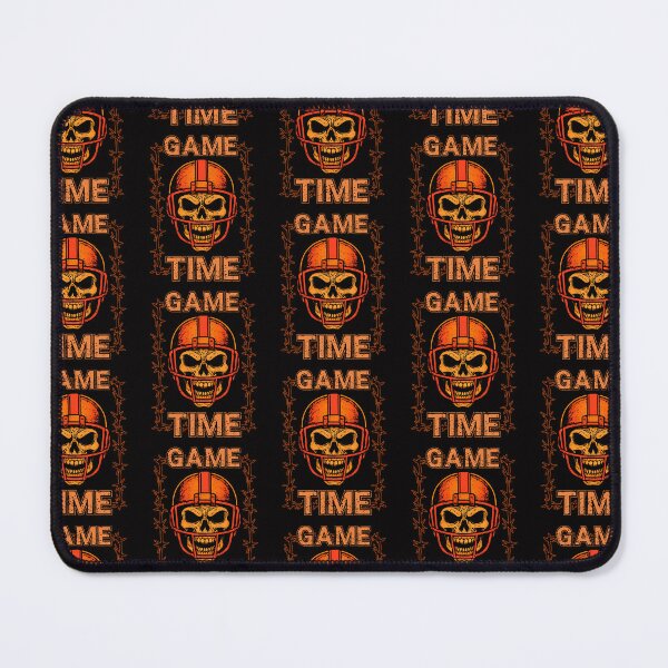 Item preview, Football Game Time Skull designed and sold by joztees.