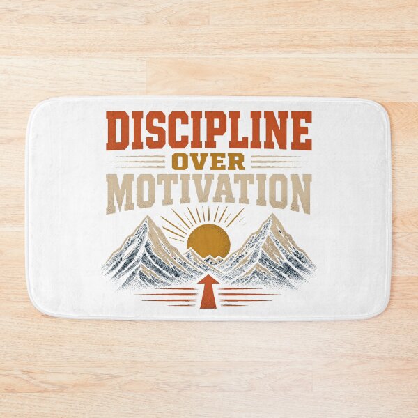Item preview, Discipline Over Motivation Mountain — Light Version designed and sold by TheOddPrints.