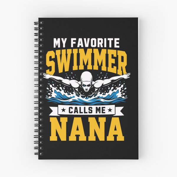 Item preview, swimmer My Favorite Swimmer Calls Me Nana Funny Gift designed and sold by anapldv.