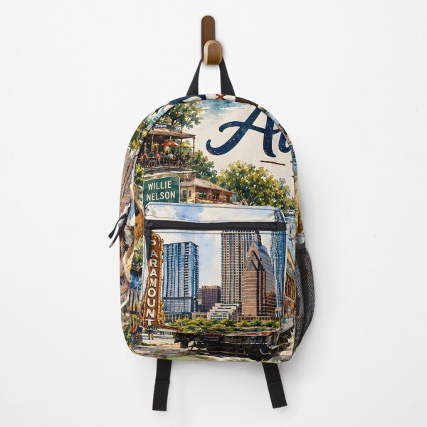 Item preview, Austin Texas Travel Pattern designed and sold by TinyWeird.