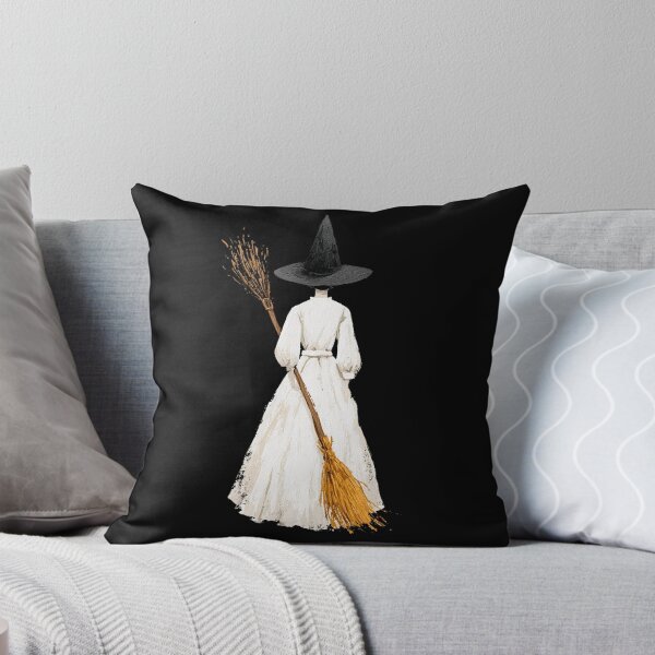 Item preview, White Dress Witch - Minimalist Vintage Halloween Illustration designed and sold by HollywoodInked.