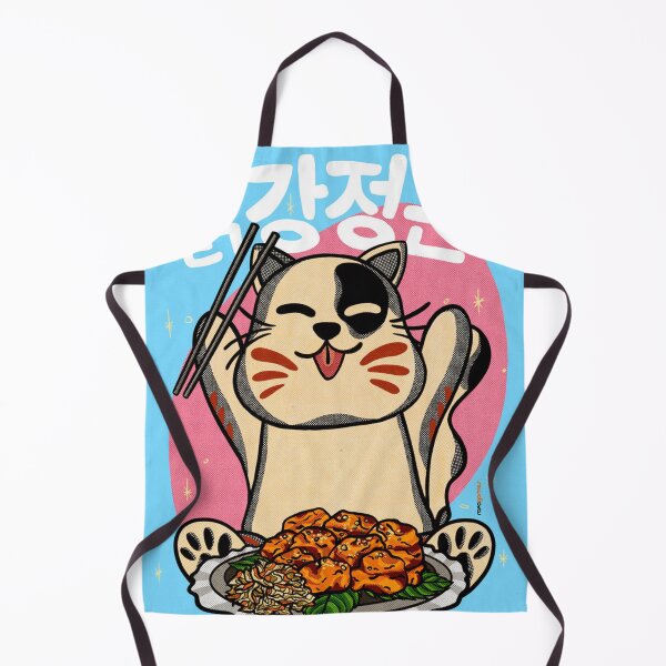 Item preview, Korean Funny Cat Gift Original Custom Poster Wall Art Tee Humour Design designed and sold by Cool Robot Bro..