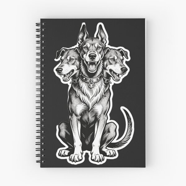 Item preview, Vintage Cerberus — Neo-Traditional Tattoo Art designed and sold by GodsMonsterss.