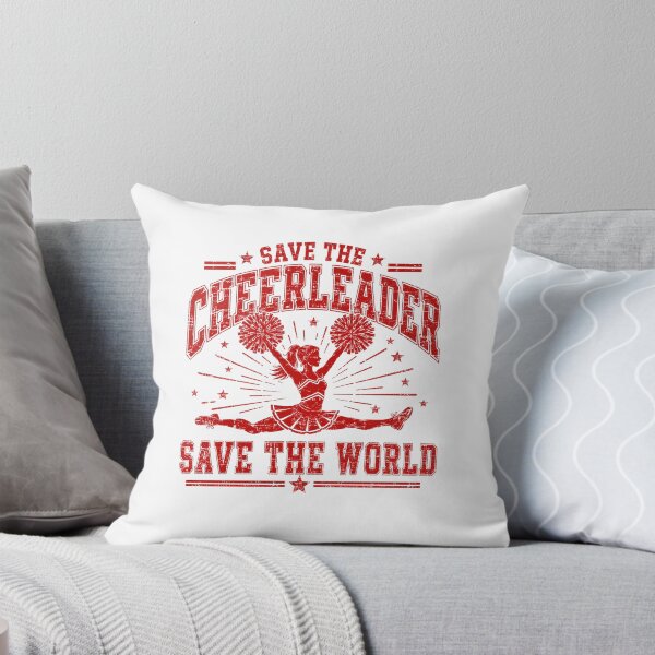 Item preview, cheerleader Save the World Vintage Patriotic Graphic designed and sold by anapldv.