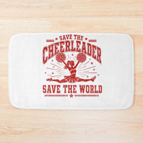 Item preview, cheerleader Save the World Vintage Patriotic Graphic designed and sold by anapldv.