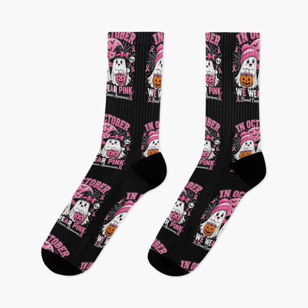 Item preview, breastcancerawareness Pink Halloween Ghosts in October designed and sold by anapldv.