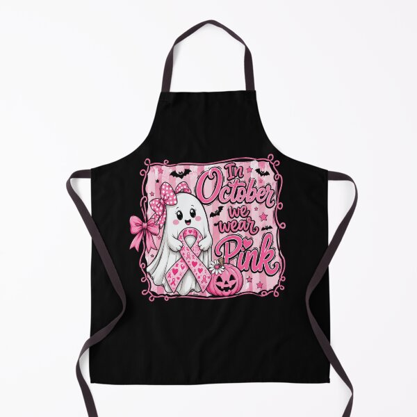 Item preview, pink Halloween ghost with ribbon and pumpkin designed and sold by anapldv.