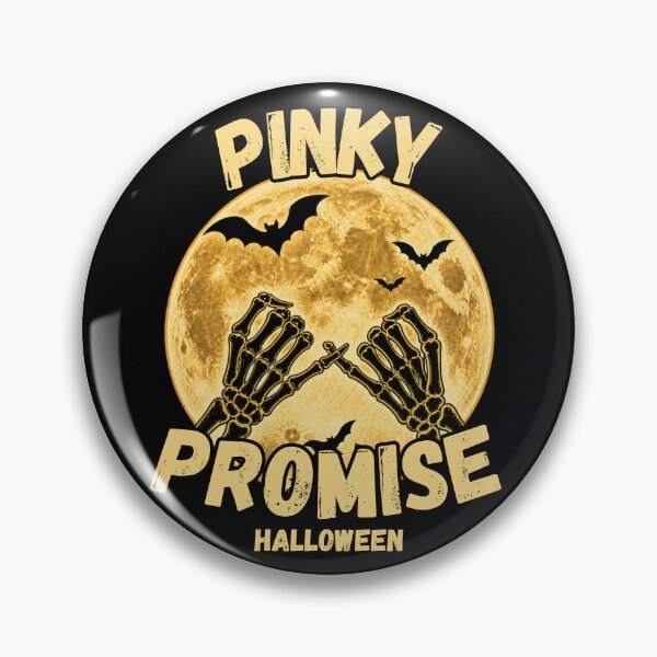 Item preview, Pinky Promise Halloween Skeleton Hands Full Moon designed and sold by GibasVisuals.