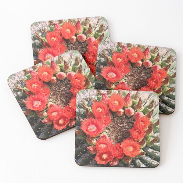 Item preview, Red Wonderful Cactus Flowers designed and sold by simonjayphotos.