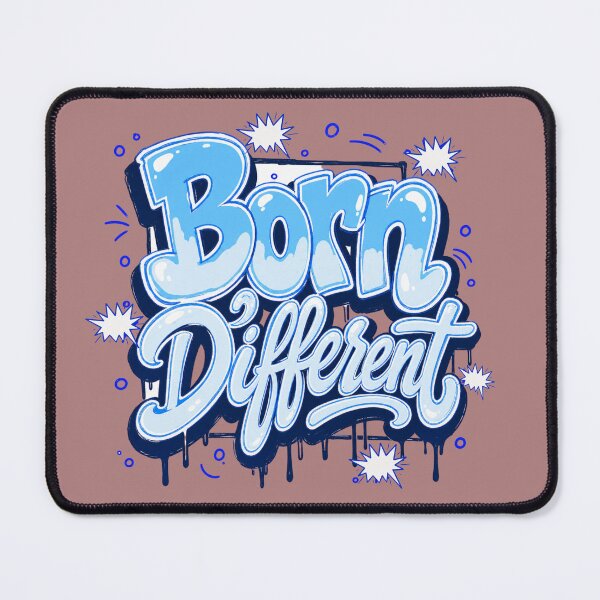 Item preview, Born Different Be Yourself Inspirational Graphic  designed and sold by freshwear design.