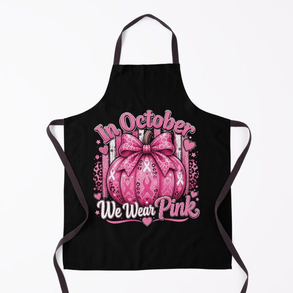 Item preview, pink ribbon pumpkin breast cancer awareness halloween art designed and sold by anapldv.