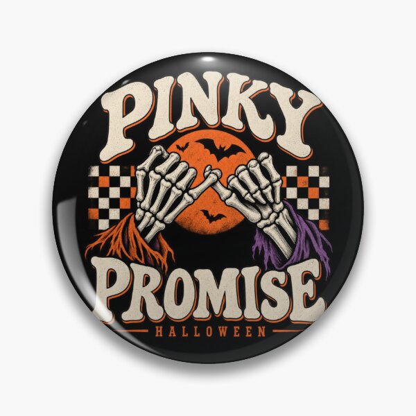 Item preview, Pinky Promise Halloween Retro Skeleton Hands designed and sold by GibasVisuals.