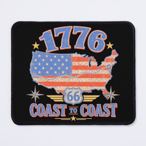 Item preview, 1776 Coast to Coast USA Flag Map — Dark Edition designed and sold by TheOddPrints.