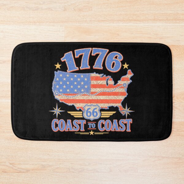 Item preview, 1776 Coast to Coast USA Flag Map — Dark Edition designed and sold by TheOddPrints.